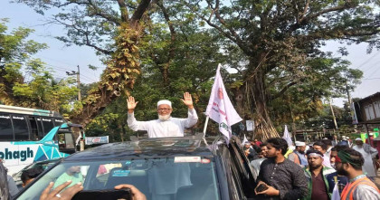 শার্শা-বেনাপোলে মাওলানা আজিজুর রহমানের নেতৃত্বে ঐতিহাসিক মোটরসাইকেল শোভাযাত্রা