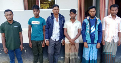 বান্দরবানে সেনাবাহিনীর হাতে ছয় মিয়ানমার নাগরিক আটক