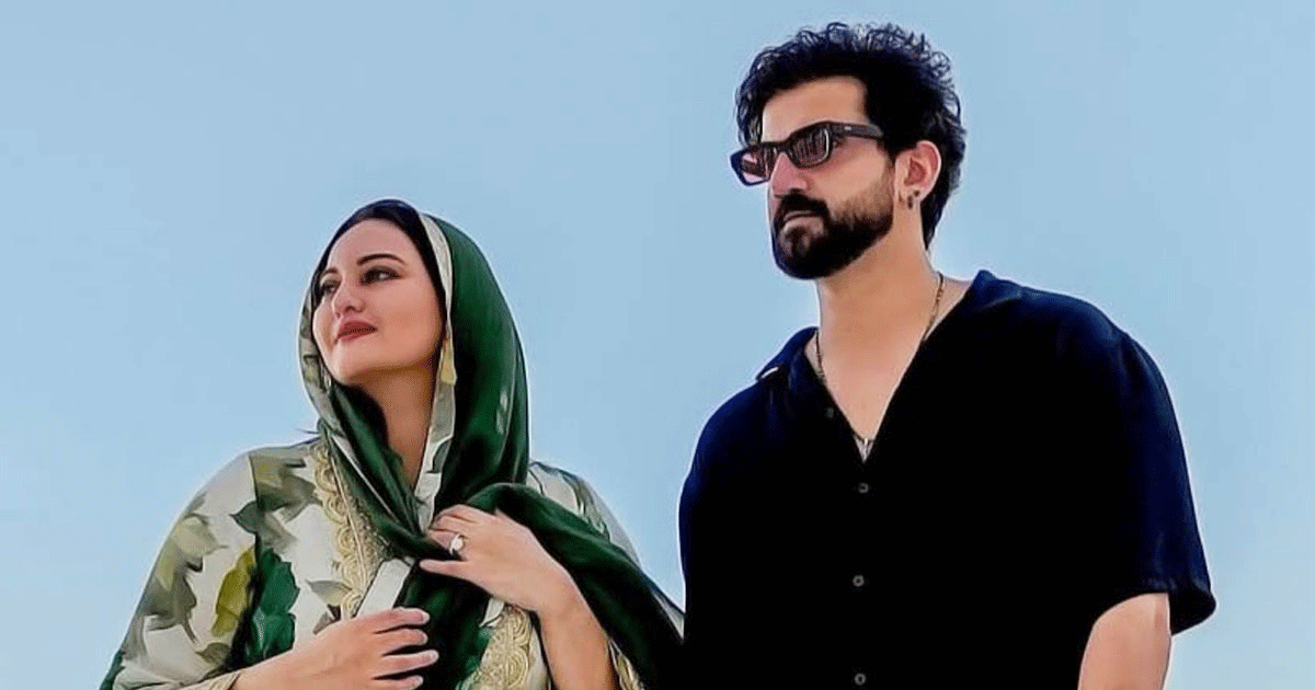 স্বামীকে নিয়ে মসজিদ ঘুরে দেখলেন সোনাক্ষী