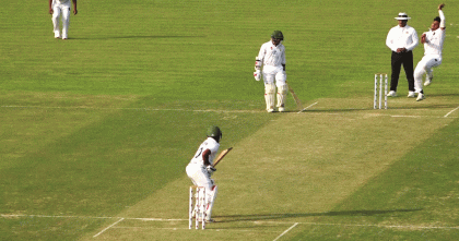 এনসিএল ম্যাচ: বগুড়ায় দ্বিতীয় দিনেও বোলারদের দাপট, বিপর্যয়ে বরিশাল