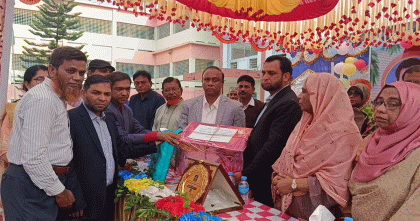 চুয়াডাঙ্গার দামুড়হুদা আব্দুল ওয়াদুদ শাহ্ ডিগ্রি কলেজের প্রতিষ্ঠাকালীন অধ্যক্ষের বিদায় সংবর্ধনা