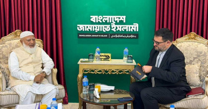 জামায়াত আমিরের সাথে বিশ্বব্যাংক প্রতিনিধি দলের বৈঠক