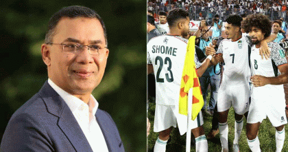 হামজাদের প্রশংসায় ভাসালেন তারেক রহমান