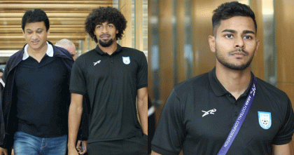 ইংল্যান্ডের পথে হামজা, সিলেটে সামিত