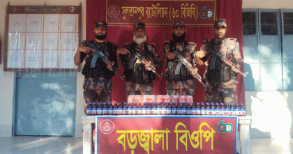 সীমান্তে বিজিবির অভিযান; দুই কোটি টাকার ভারতীয় পণ্য জব্দ