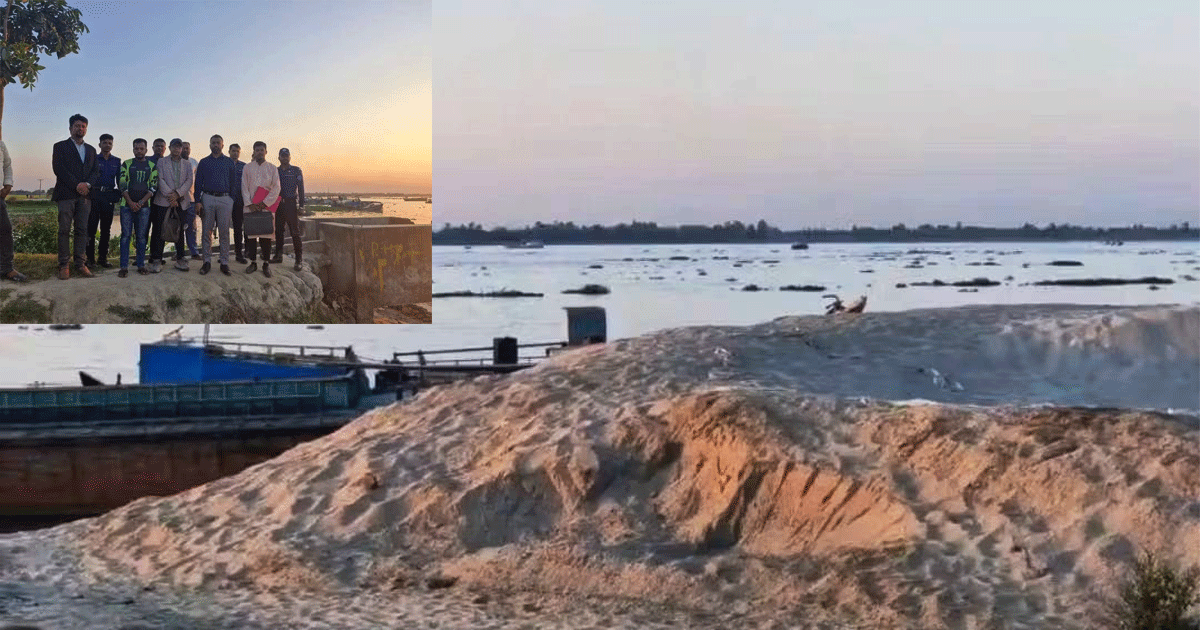 নবীনগরে অবৈধ বালু উত্তোলনে মোবাইল কোর্ট, ইজারাদারকে দশ লক্ষ টাকা জরিমানা