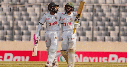 ইনিংস ঘোষণা বাংলাদেশের; আয়ারল্যান্ডের লক্ষ্য ৫০৯