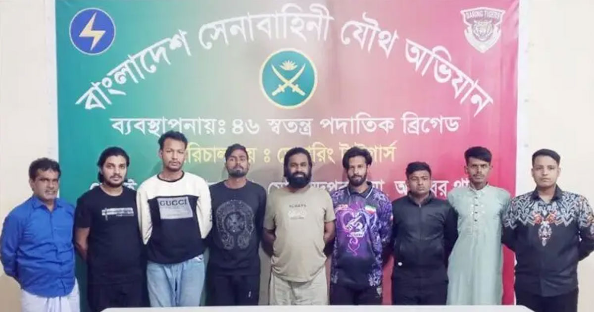 মোহাম্মদপুরে জেনেভা ক্যাম্পের মাদকচক্রের নয় সদস্য আটক