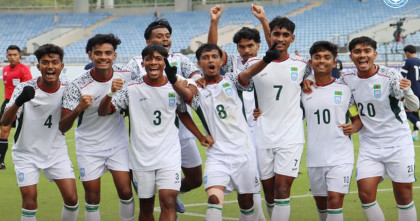 অনূর্ধ্ব-১৭ এশিয়ান বাছাই; আট গোল বাংলাদেশের জয়