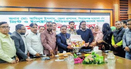 সিরাজগঞ্জে নির্বাচন প্রস্তুতি: সাংবাদিকদের সহযোগিতায় গুরুত্ব দিলেন নবাগত ডিসি