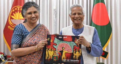 ড. ইউনূসের সাথে ঢাকায় জাতিসংঘ মানবাধিকার অফিসের প্রধানের বিদায়ী সাক্ষাৎ