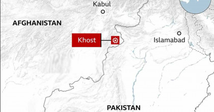 মধ্যরাতে আফগানিস্তানে পাকিস্তানের বিমান হামলা