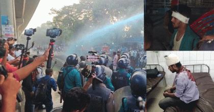 ৪৭ বিসিএস লিখিত পেছানোর দাবিতে শাহবাগে আন্দোলনকারী ও পুলিশের মধ্যে ধাওয়া-পাল্টা ধাওয়া, পুলিশসহ আহত সাত