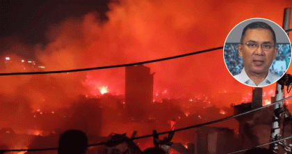 কড়াইল বস্তির অগ্নিকাণ্ডে সহায়তার নির্দেশ তারেক রহমানের