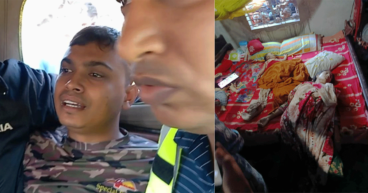 বগুড়ায় স্ত্রীসহ দুই সন্তানের নৃশংস হত্যা মামলায় সেনাসদস্য স্বামীকে আদালতে সোপার্দ