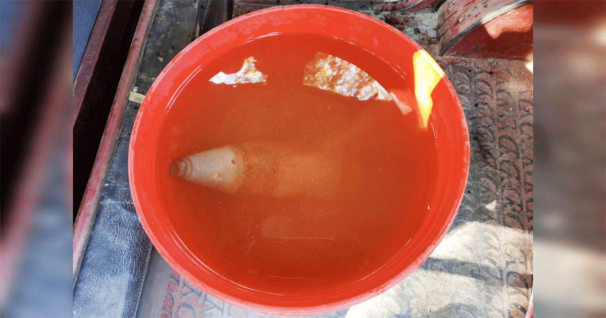 লালমনিরহাটে পরিত্যক্ত মর্টার শেল উদ্ধার