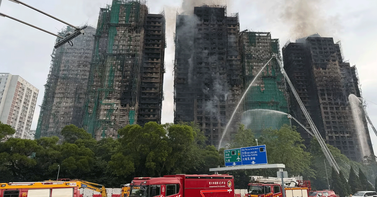 সবকিছু পুড়িয়ে নিভলো হংকংয়ের আগুন; নিহত বেড়ে ৯৪