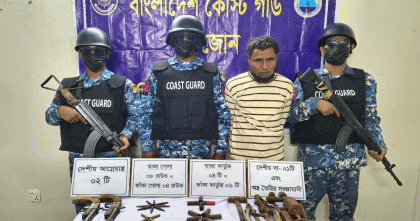 কক্সবাজারে আগ্নেয়াস্ত্রসহ কারিগর আটক