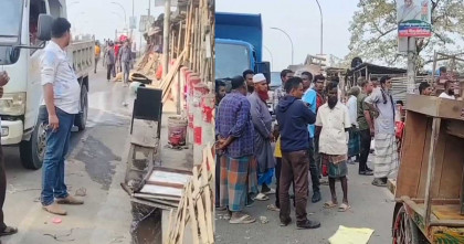 চুয়াডাঙ্গায় জেলা প্রশাসনের ঘোষনার পর ফুটপাত দখলমুক্ত 