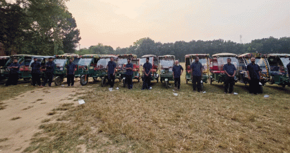 লিথিয়াম ব্যাটারি ছাড়াই জাবিতে ফের চালু হলো অটোরিকশা