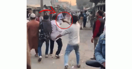 পাবনায় জামায়াত বিএনপির সংঘর্ষে অস্ত্রহাতে সেই যুবকের পরিচয় মিলল