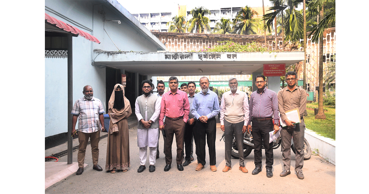 বুয়েটের বিশেষজ্ঞ সদস্যের সমন্বয়ে কারিগরি কমিটির ঢাবি সূর্যসেন হল পরিদর্শন