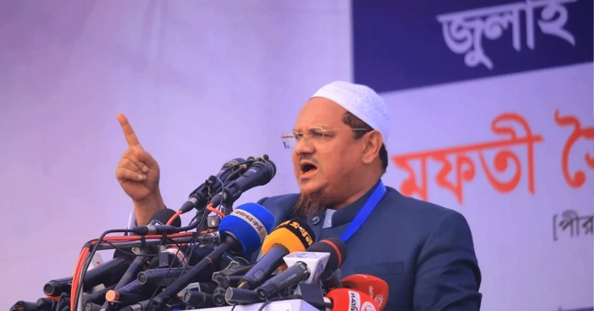 অনেকের শাসন দেখেছেন, এবার ইসলামপন্থীদের সুযোগ দিন: চরমোনাই পীর