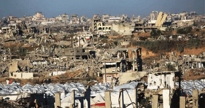 গাজায় ফের ইসরাইলি হামলা, সাংবাদিকসহ নিহত পাঁচ ফিলিস্তিনি