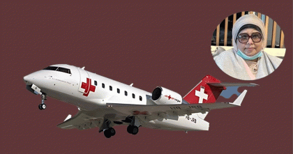 আগামীকাল বিকেলে জার্মানি থেকে আসছে এয়ার অ্যাম্বুলেন্স