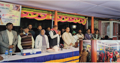 সরাইলে খালেদা জিয়ার সুস্থতা কামনায় হিন্দু সম্প্রদায়ের প্রার্থনা 