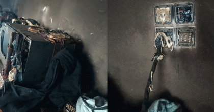 তুরাগে আবাসিক ভবনে আগুন