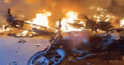 গাজীপুরে বিএনপির দুই গ্রুপের সংঘর্ষে ১১ মোটরসাইকেলে অগ্নিসংযোগ, আহত পাঁচ

