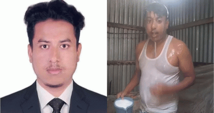 দুধ দিয়ে গোসল করে যুবদল নেতা বললেন ‘টাকা, মামু-খালু না থাকলে রাজনীতি কইরেন না’
