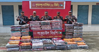 ব্রাহ্মণবাড়িয়ায় বিজিবির অভিযানে ভারতীয় পণ্য ও মাদক জব্দ
