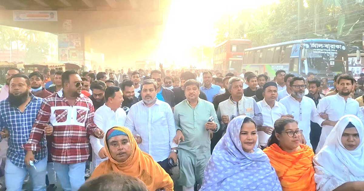 নির্বাচনকে সামনে রেখে টঙ্গীতে বিএনপির গণসংযোগ ও আনন্দ মিছিল