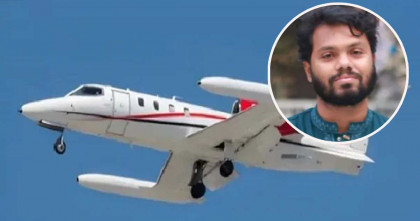 ওসমান হাদিকে নিয়ে সিঙ্গাপুরের পথে এয়ার অ্যাম্বুলেন্স