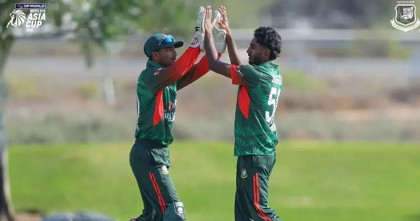 নেপালের যুবাদের ১৩০ রানেই গুটিয়ে দিলো বাংলাদেশ