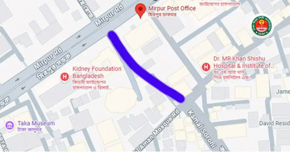 ৬০ ফিট সংযোগ সড়ক উদ্বোধন আজ