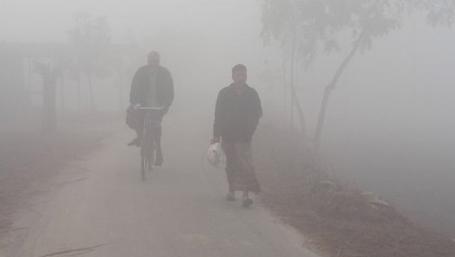 তেঁতুলিয়ায় এক সপ্তাহ ধরে বইছে মৃদু শৈত্যপ্রবাহ