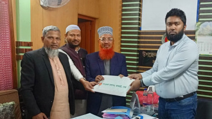 ধামরাইয়ে জামায়াত প্রার্থীর মনোনয়ন সংগ্রহ 