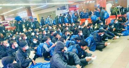 লিবিয়া থেকে দেশে ফিরলেন আরো ৩৪৫ বাংলাদেশি