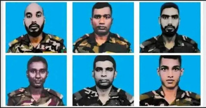 সুদানে নিহত ছয় বাংলাদেশি শান্তিরক্ষীর মরদেহ দেশে পৌঁছেছে