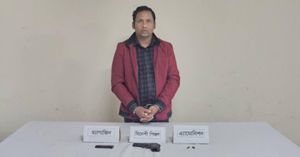 মেহেরপুরে বিদেশি অস্ত্রসহ যুবলীগ নেতা গ্রেপ্তার 