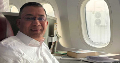 সিলেট থেকে ঢাকার উদ্দেশে তারেক রহমান