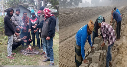 শীতে কাঁপছে চুয়াডাঙ্গা;  বইছে মাঝারি শৈত্য প্রবাহ 