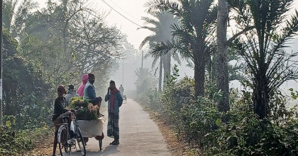 চুয়াডাঙ্গায় তাপমাত্রা ৮ দশমিক ৫ ডিগ্রি ; শীতে কাবু জনজীবন 