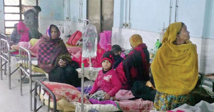দেশজুড়ে ঠাণ্ডাজনিত রোগে হাসপাতালে ভর্তি প্রায় এক লাখ 