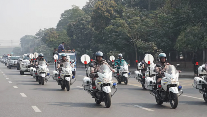 শব্দদূষণ নিয়ন্ত্রণে হর্নের বিরুদ্ধে রাজধানীতে মোটর শোভাযাত্রা