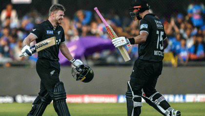 জোড়া সেঞ্চুরিতে চ্যালেঞ্জিং সংগ্রহ নিউজিল্যান্ডের