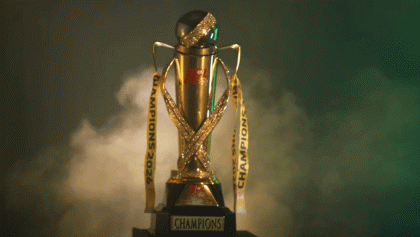 হেলিকপ্টারে করে মিরপুরে নামল হীরাখচিত ট্রফি